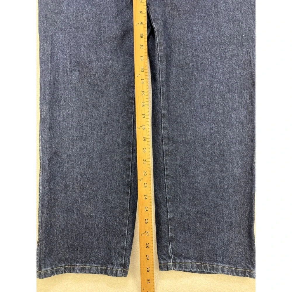 Wrangler Hero Jeans Men 40x30 Blue Regular Fit Straight Workwear NWT - Picture 7 of 8